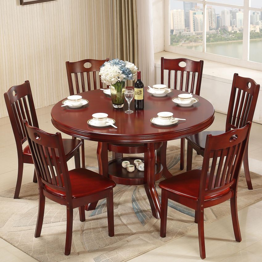 酒店餐廳實(shí)木圓桌椅.jpg
