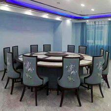 銅川飯店包廂電動(dòng)大圓桌定做廠(chǎng)家