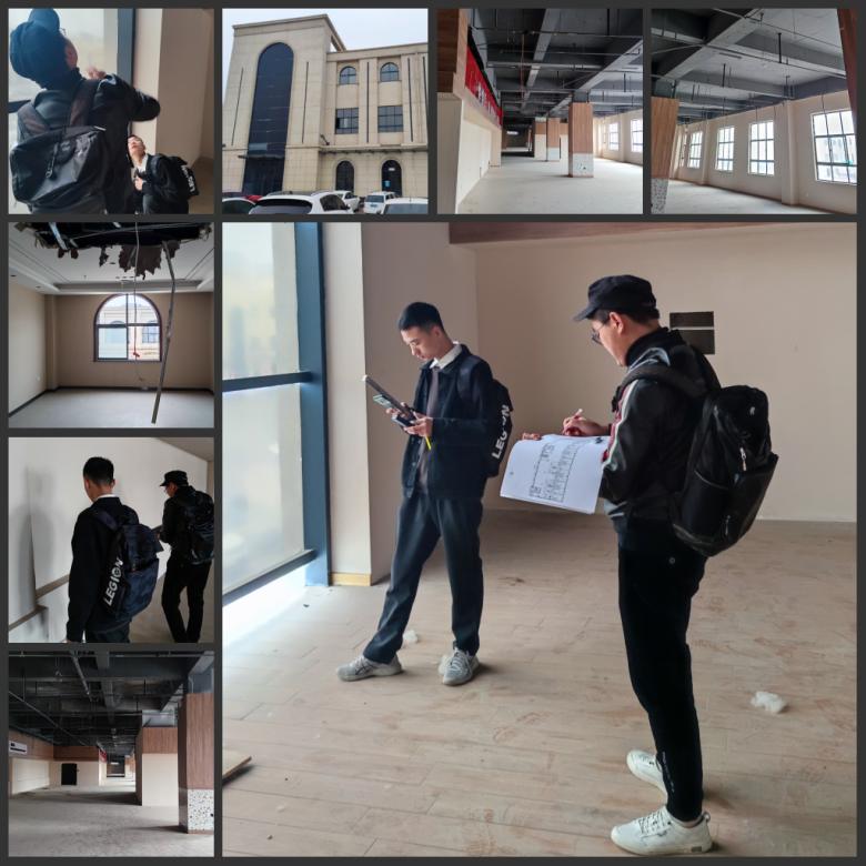 20221119/6378a09cb12ca.jpg 博菲克設(shè)計(jì)師在延安酒店項(xiàng)目量尺登記.jpg